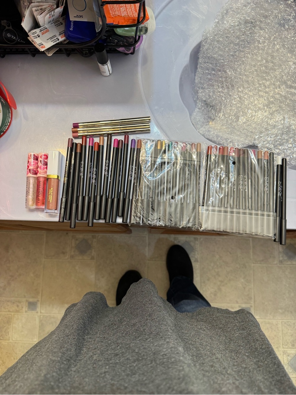 Assorted Lip Liners and Gloss Bundle
